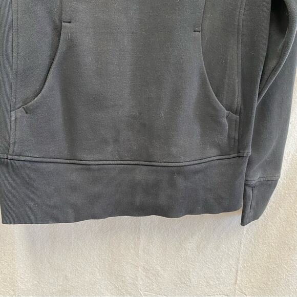 Lululemon Floral Flock Mock Neck Pullover in Black size 8 Velvet Detail - Picture 10 of 16